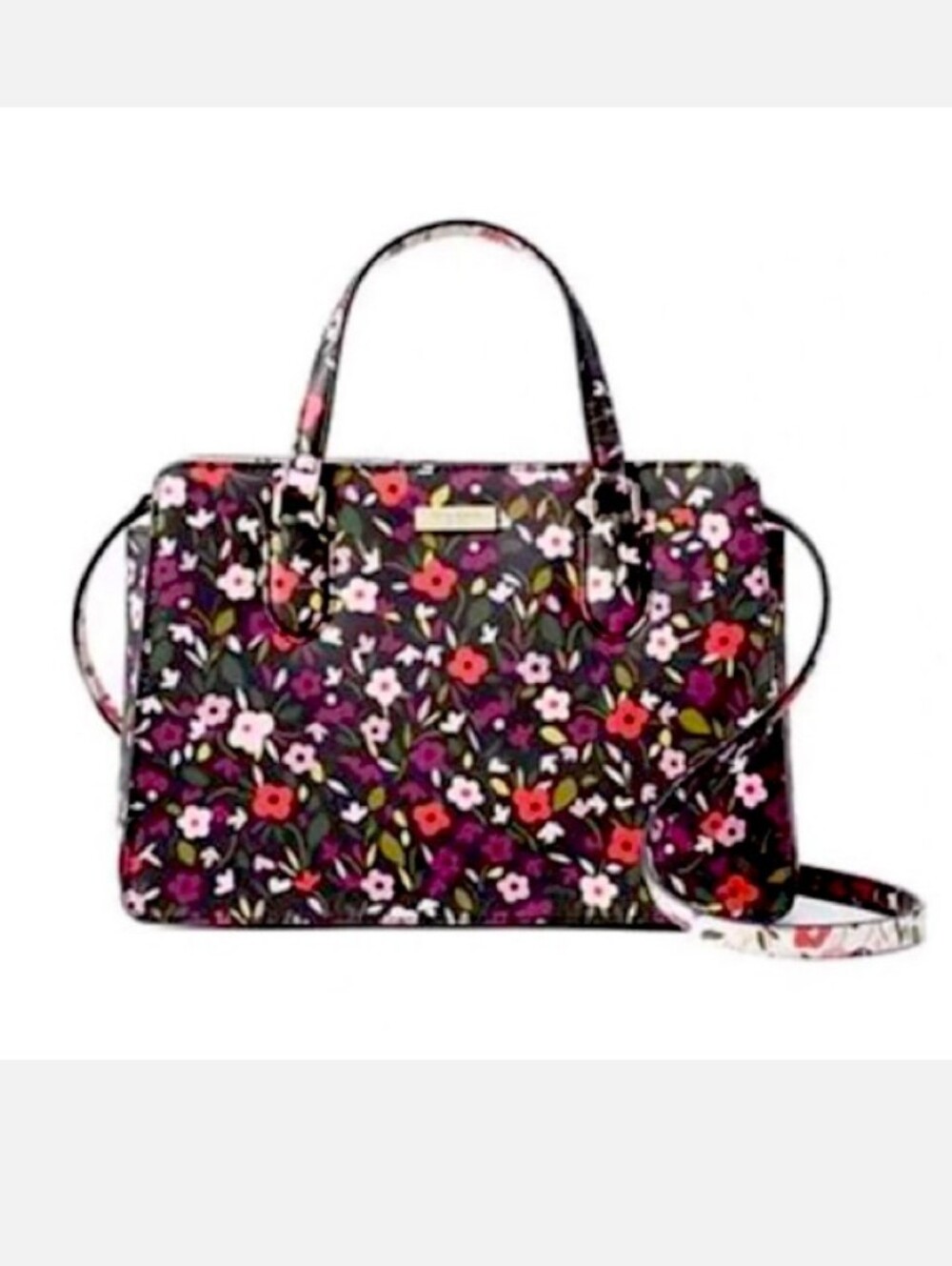Kate Spade-Laurel Way Reese Floral  Satchel-Croasbody Bag 🌺🥀